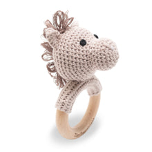 Load image into Gallery viewer, Horse Rattle Teether - Tan